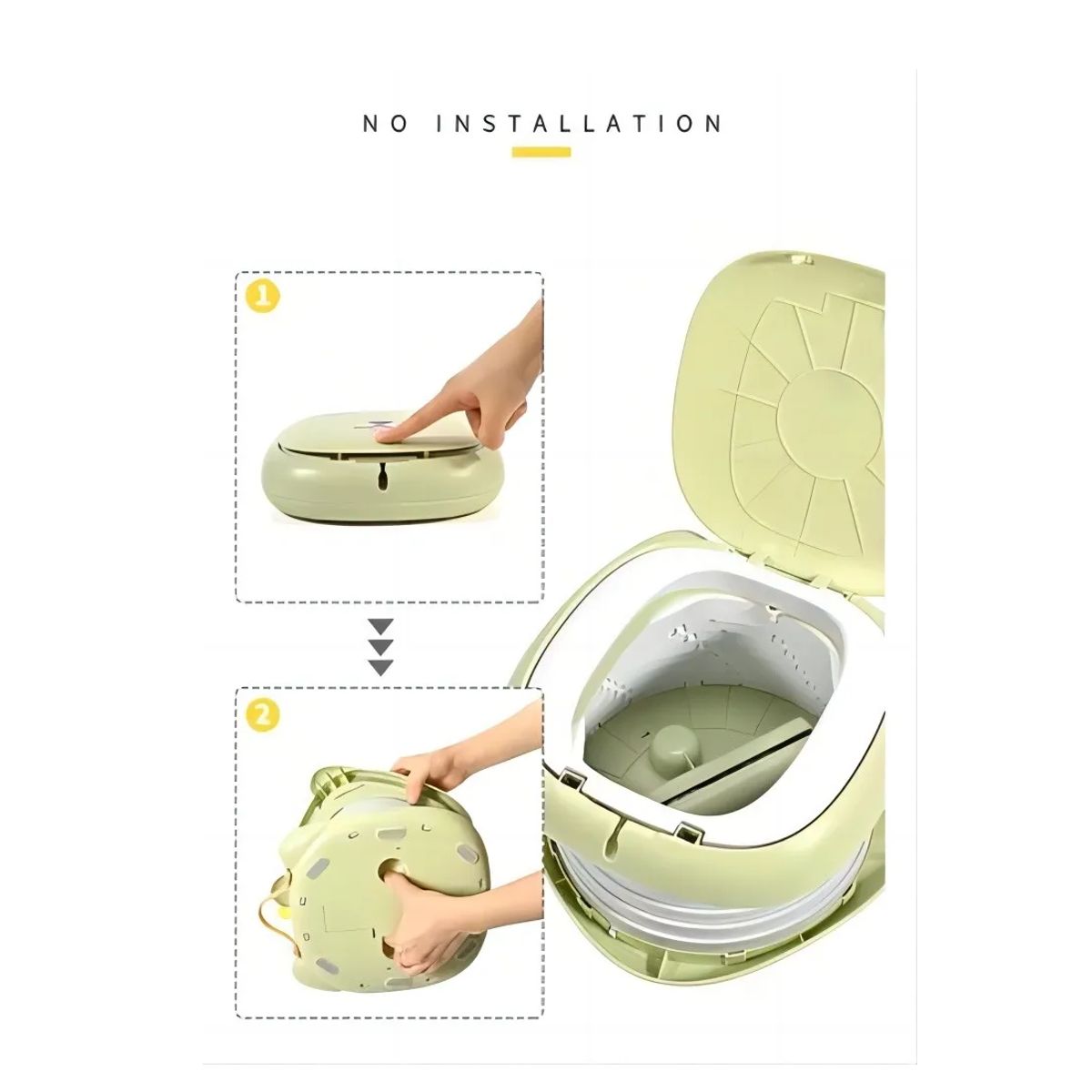 GENERICO - Pelela Bacinica Para Niños Plegable Baño Portátilpremium
