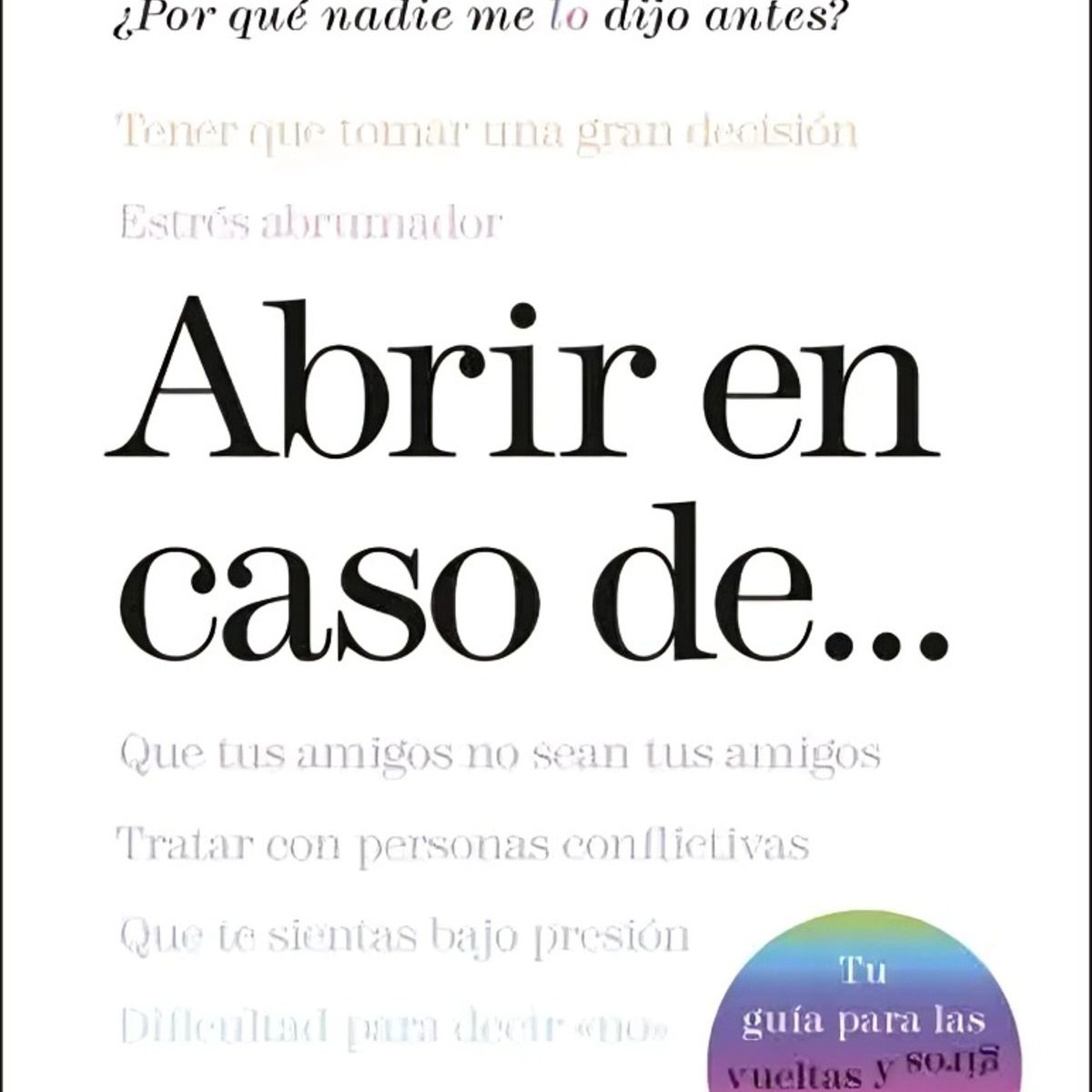 TOP10BOOKS - LIBRO Abrir En Caso De... - Abrir En Caso De...
