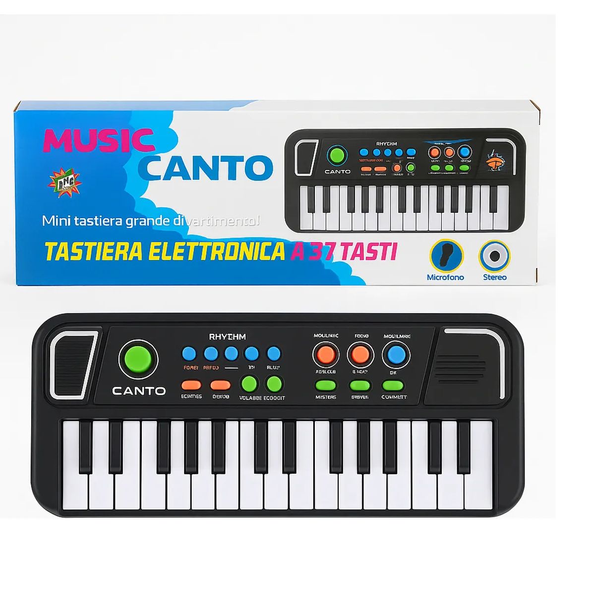 GENERICO - Piano Teclado Musical Infantil De 37 Teclas Con Micrófono