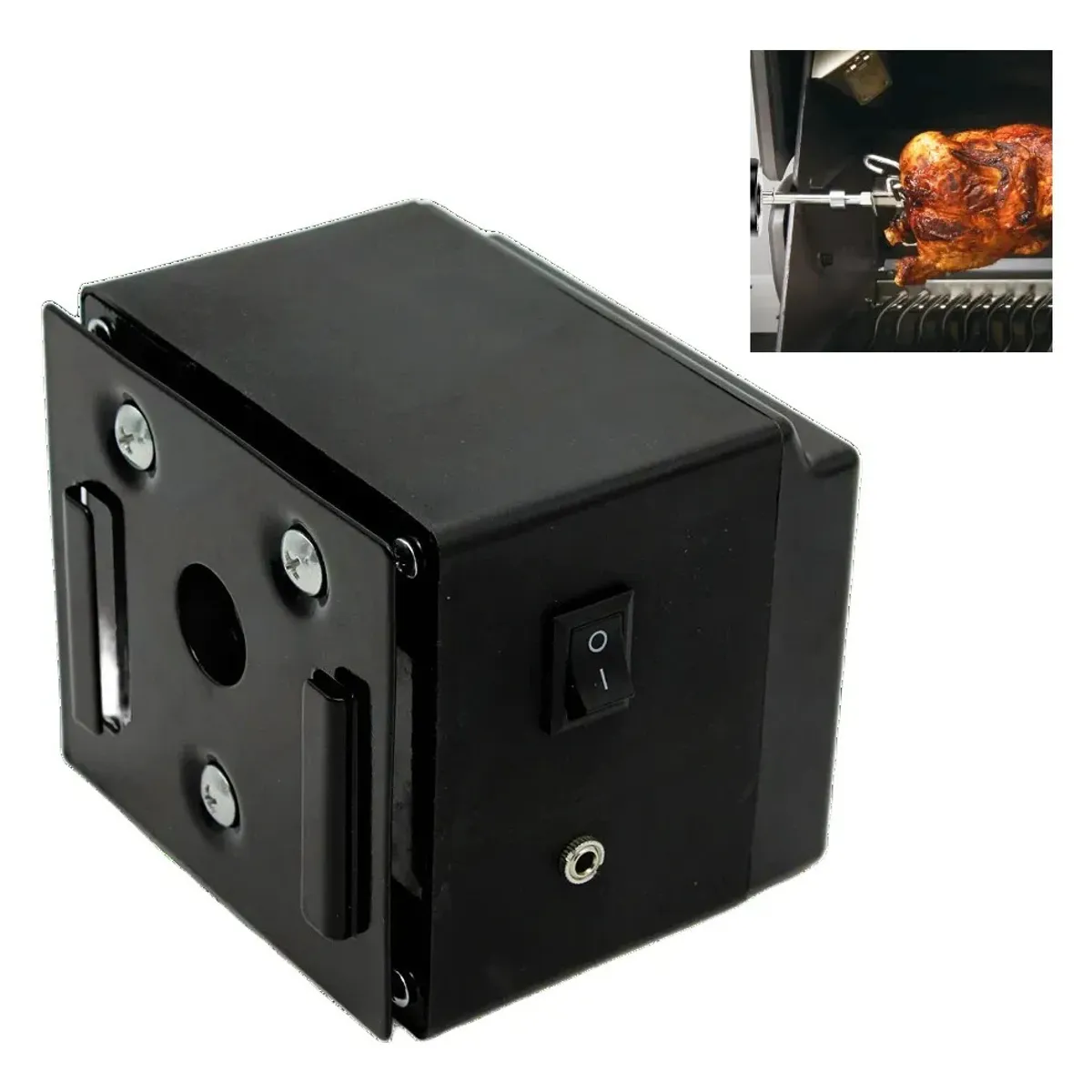 KUANGYE - Motor Asado Quincho Motor Parrilla 30kg 25rpm Negro