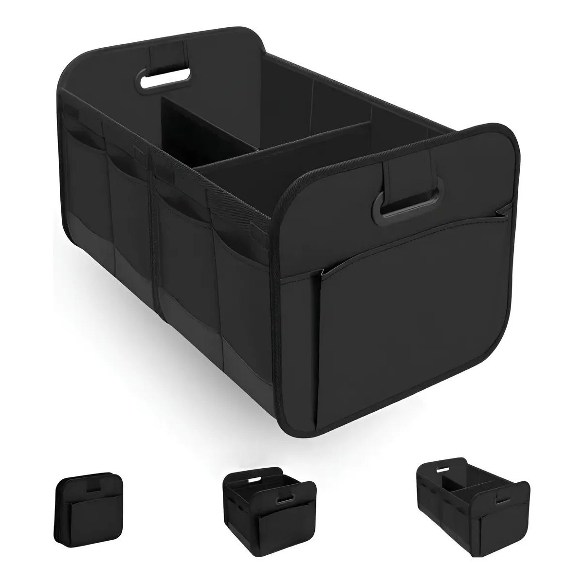 KUANGYE - Caja Organizadora De Maleta Auto Bolso Maletero Plegable Negro