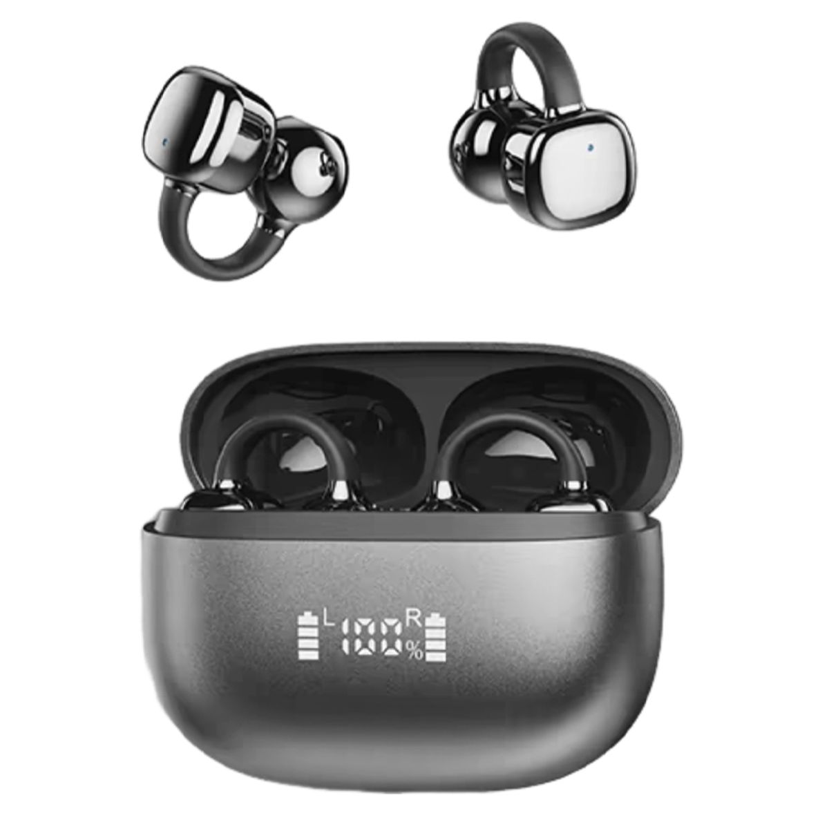 LENOVO - Audífonos Lenovo Clip Plus RS119 TWS  Bluetooth 6.0 - Negro