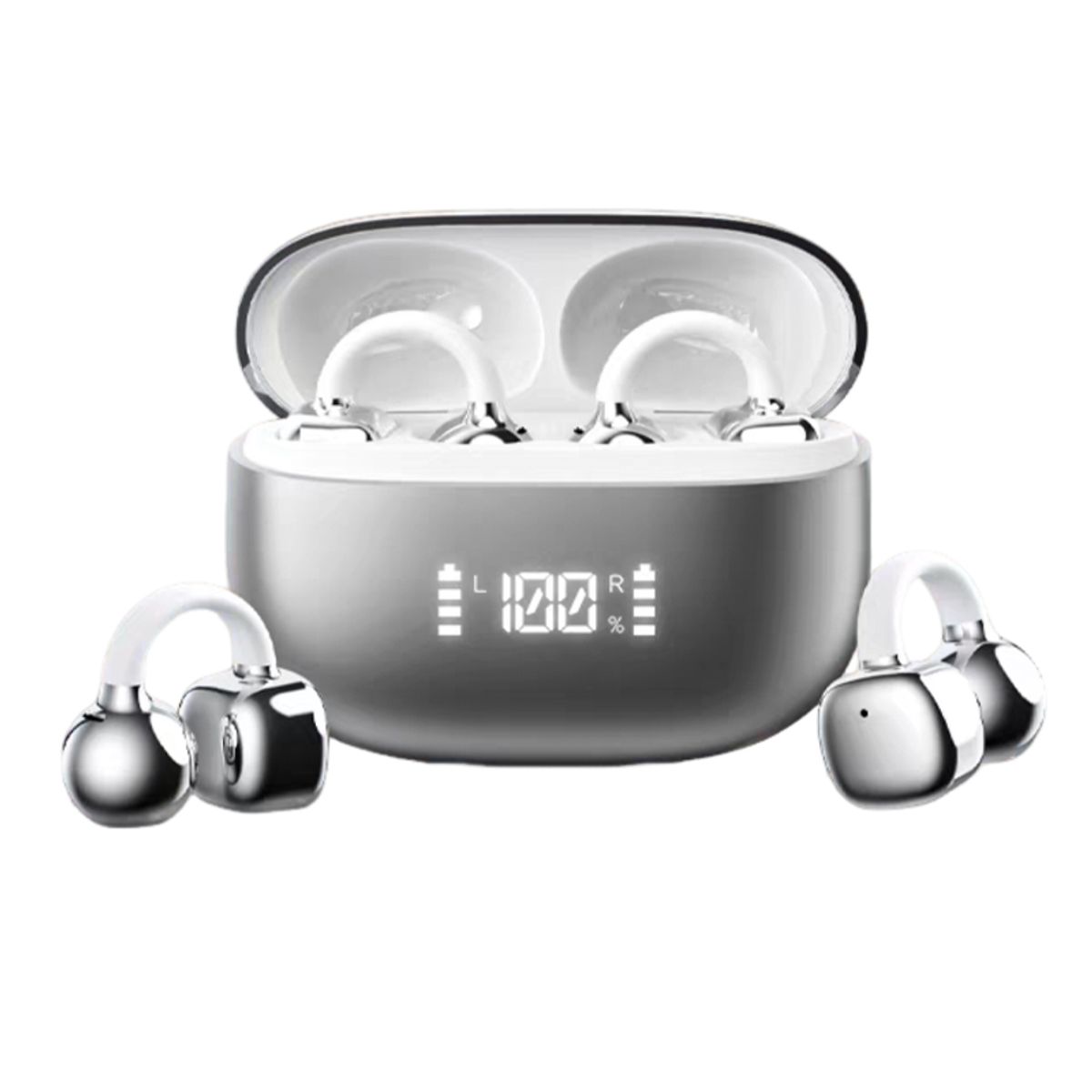 LENOVO - Audífonos Lenovo Clip Plus RS119 TWS  Bluetooth 6.0 - Blanco