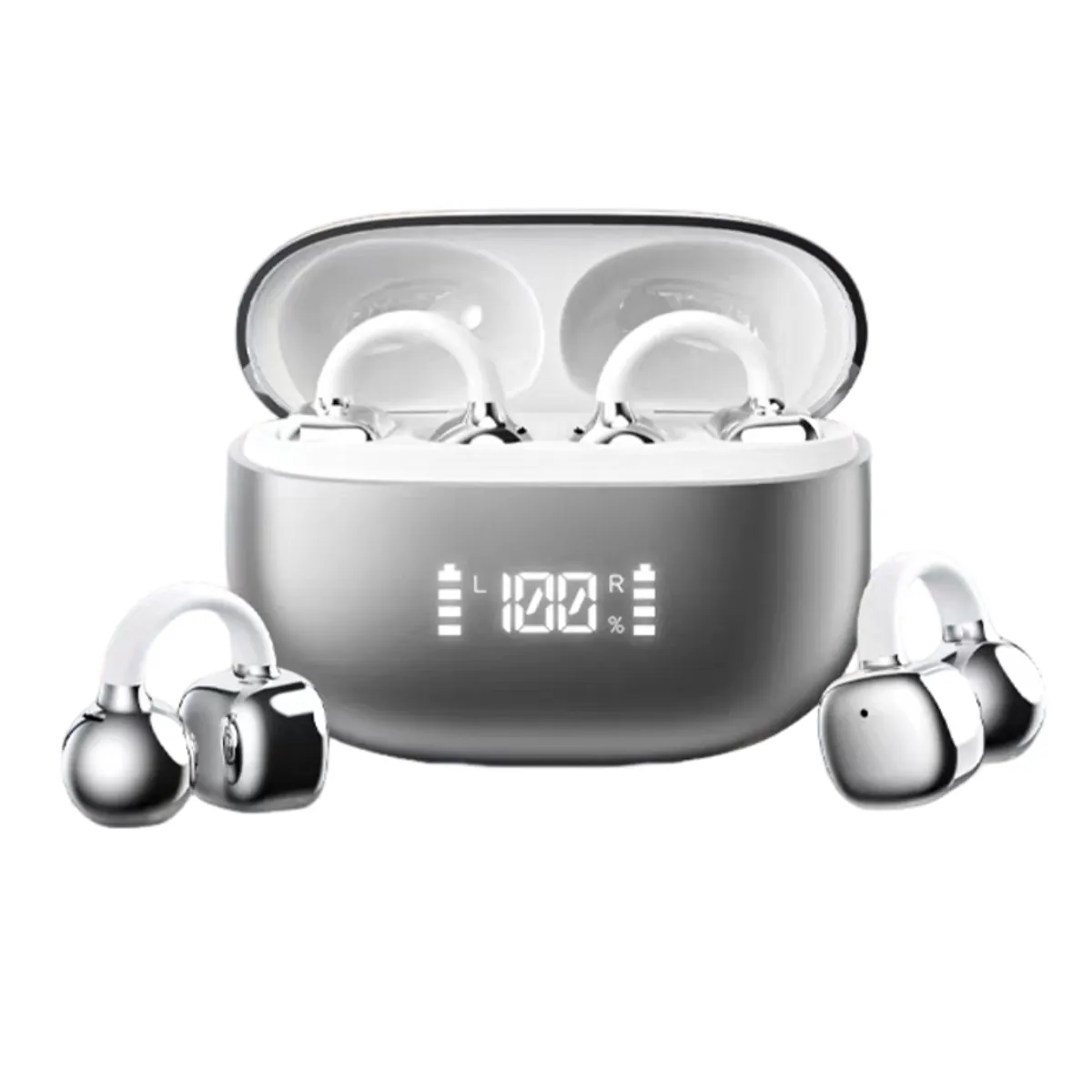 LENOVO - Audífonos Lenovo Clip Plus RS119 TWS  Bluetooth 6.0 - Blanco