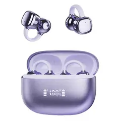 LENOVO - Audífonos Clip Plus RS119 TWS Bluetooth 6.0 - Morado