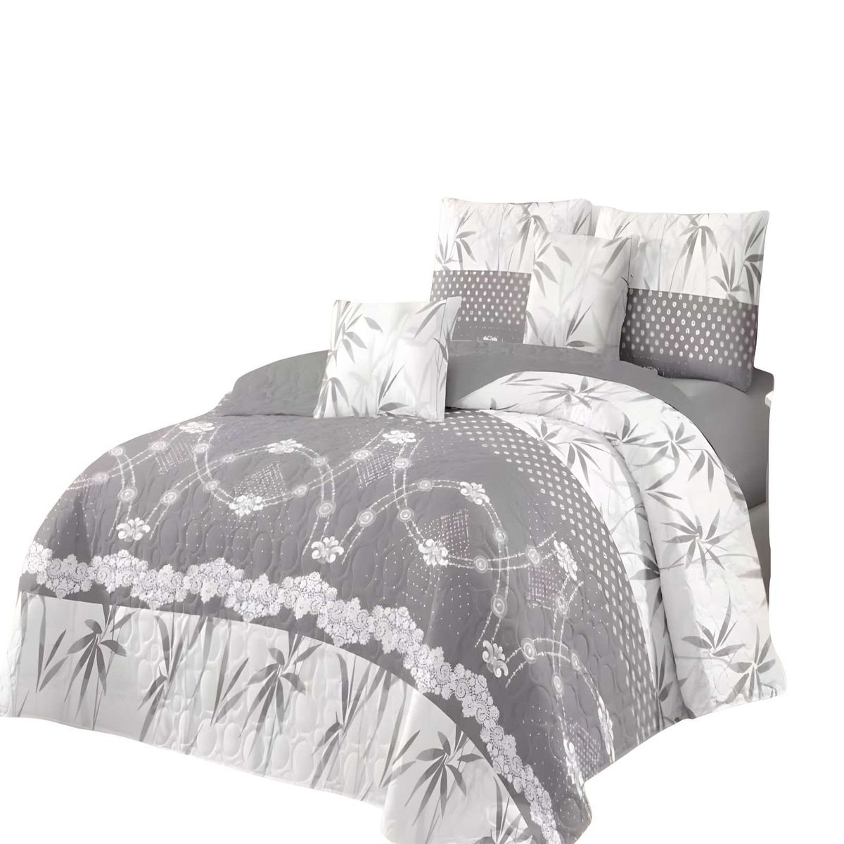 GENERICO - CUBRECAMA QUILT VERANO KING 250 X 270 CM 15