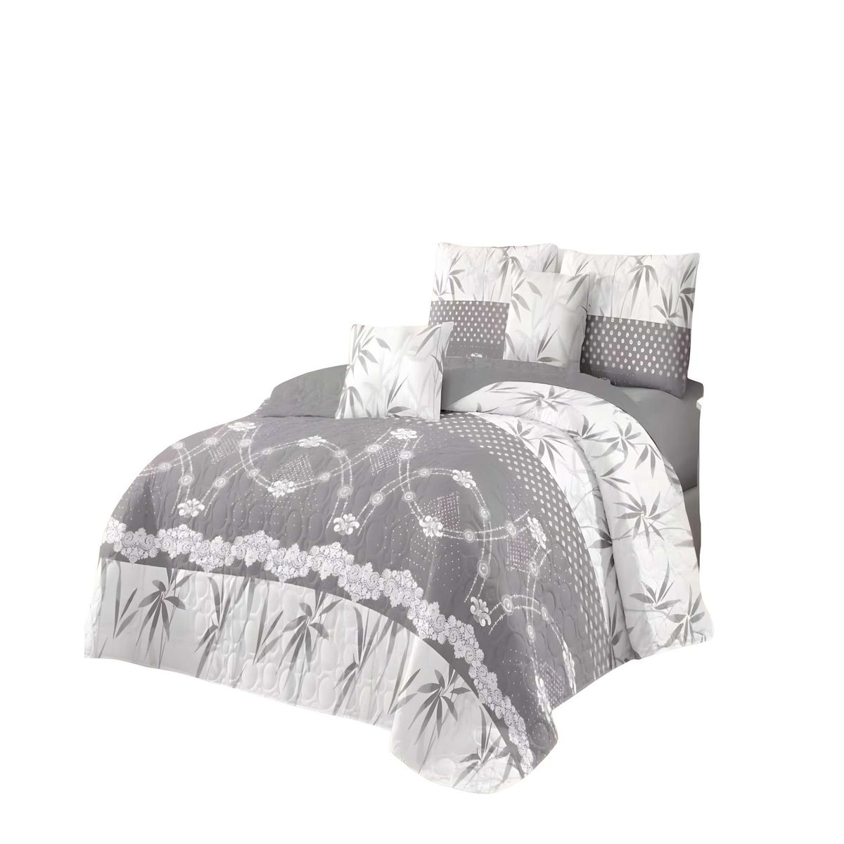 GENERICO - CUBRECAMA QUILT VERANO KING 250 X 270 CM 15