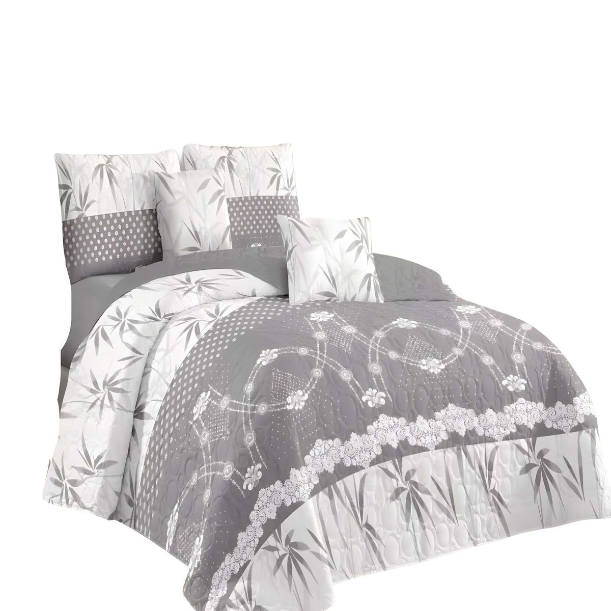 GENERICO - CUBRECAMA QUILT VERANO KING 250 X 270 CM 15