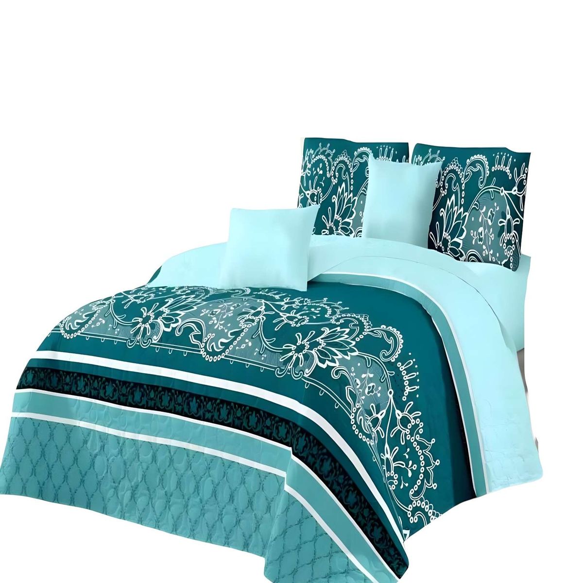 GENERICO - CUBRECAMA QUILT VERANO KING 250 X 270 CM 01