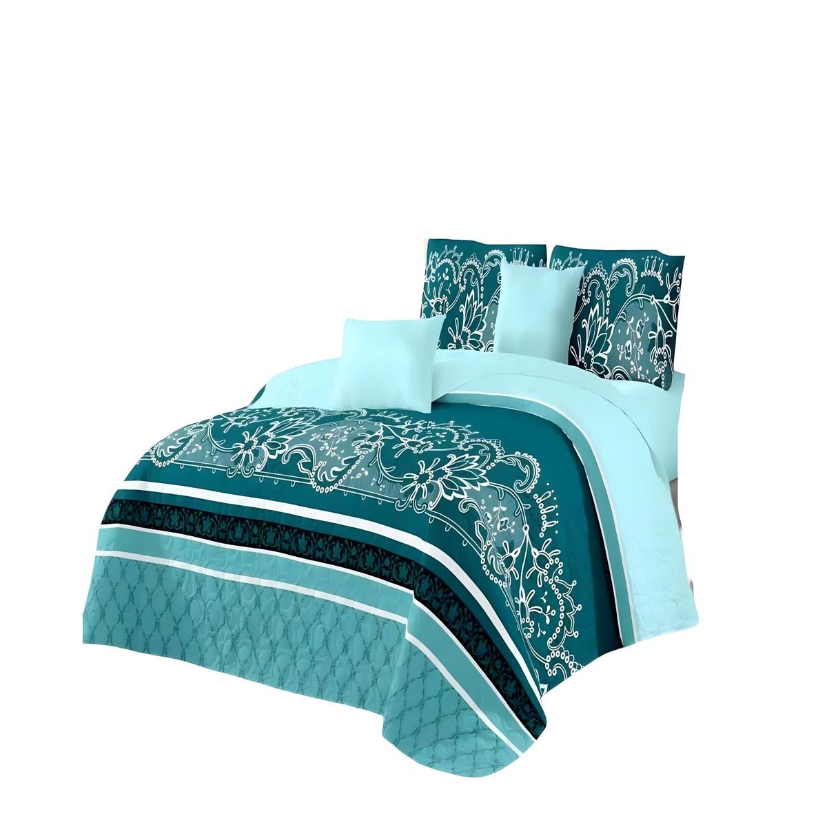 GENERICO - CUBRECAMA QUILT VERANO KING 250 X 270 CM 01