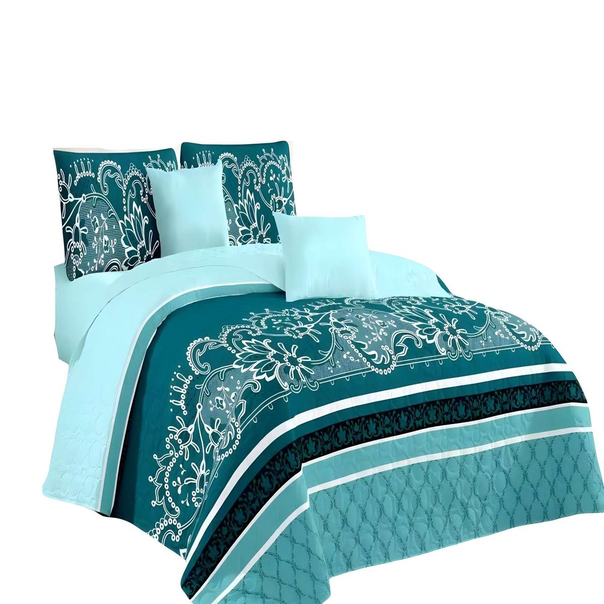 GENERICO - CUBRECAMA QUILT VERANO KING 250 X 270 CM 01