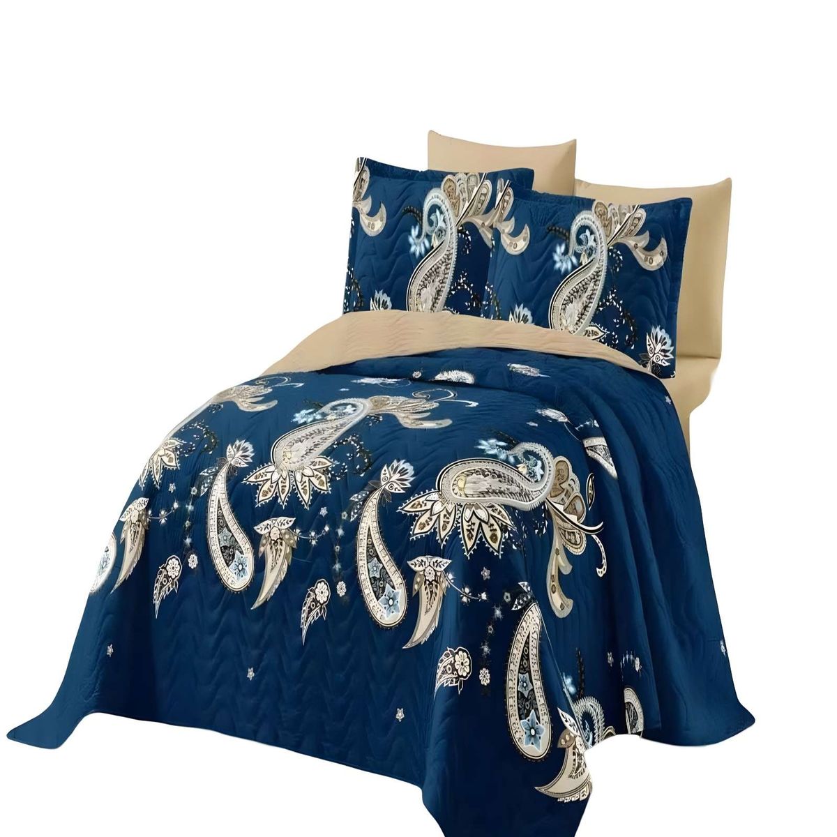 GENERICO - CUBRECAMA QUILT VERANO KING 250 X 270 CM 03