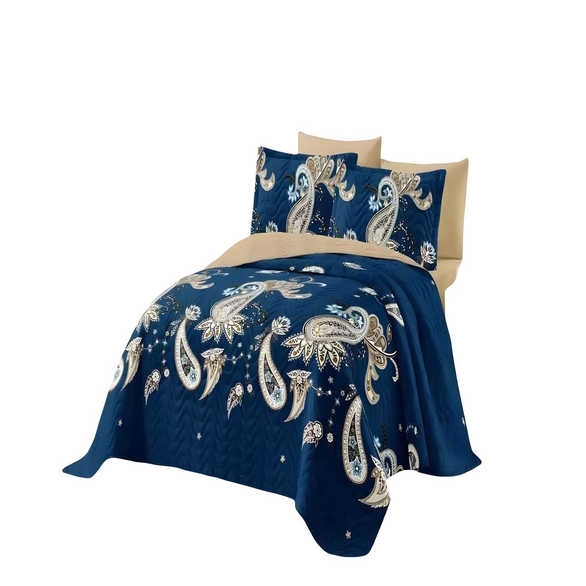 GENERICO - CUBRECAMA QUILT VERANO KING 250 X 270 CM 03