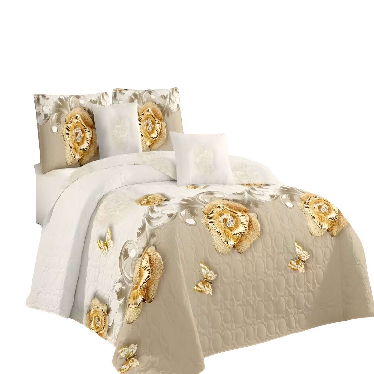 GENERICO - CUBRECAMA VERANO QUILT DELGADO KING 250 X 270 CM