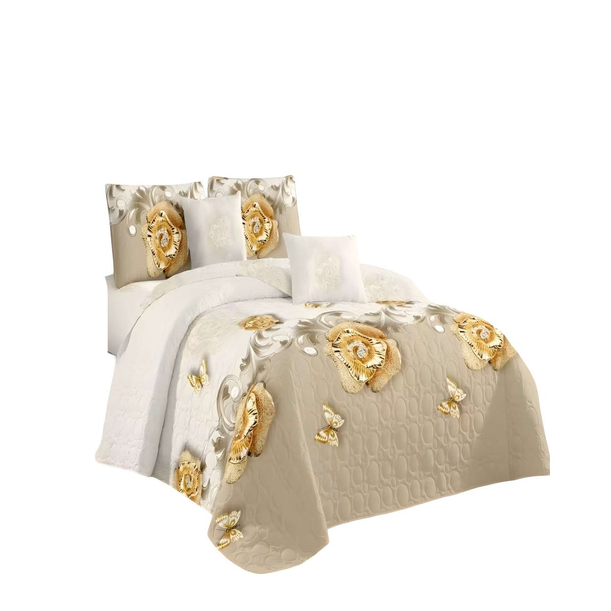 GENERICO - CUBRECAMA VERANO QUILT DELGADO KING 250 X 270 CM