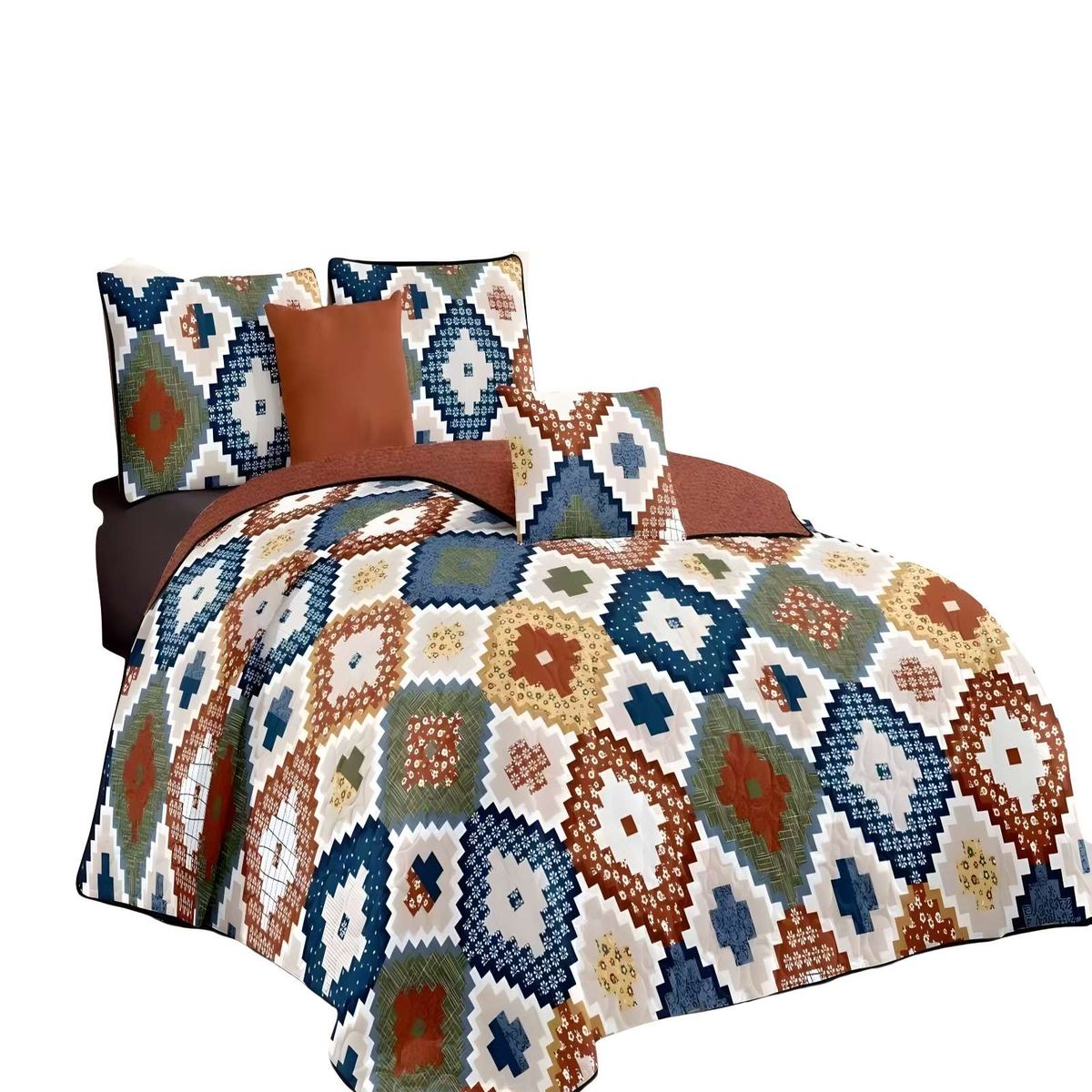 GENERICO - CUBRECAMA VERANO QUILT DELGADO KING 250 X 270 CM