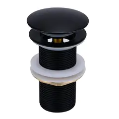 UNITEX - Desague Lavatorio Negro Sin Rebalse 62043-1B