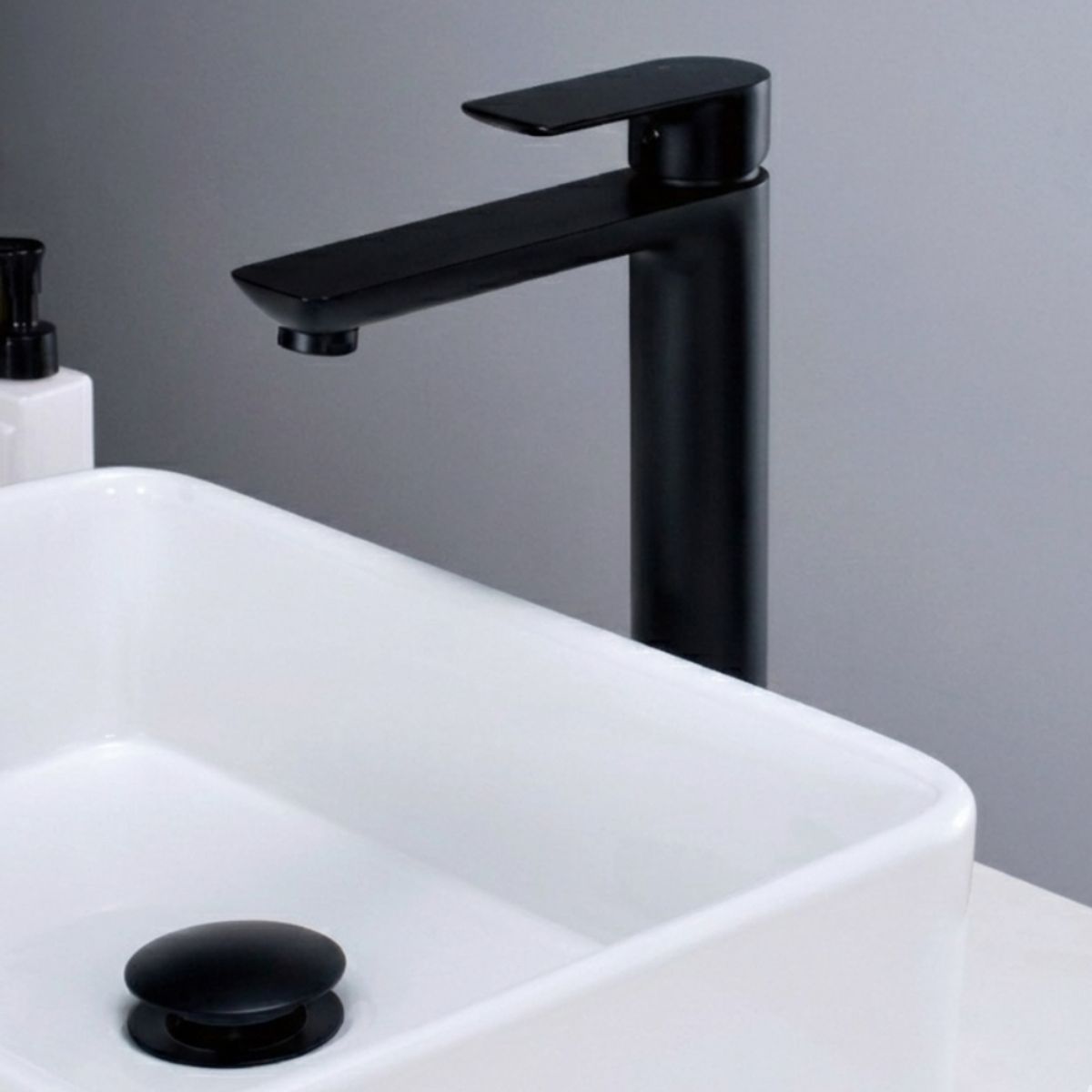 UNITEX - Desague Lavatorio Negro Sin Rebalse 62043-1B