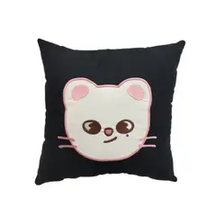 GENERICO - Cojín Bordado Stray Kids Hyunjin Skzoo Jiniret (negro)