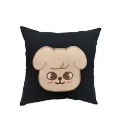 GENERICO - Cojín Bordado Stray Kids Seungmin Skzoo PuppyM (negro)