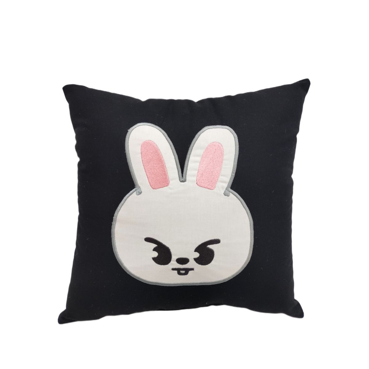 GENERICO - Cojín Bordado Stray Kids Lee Know  Skzoo Leebit (negro)