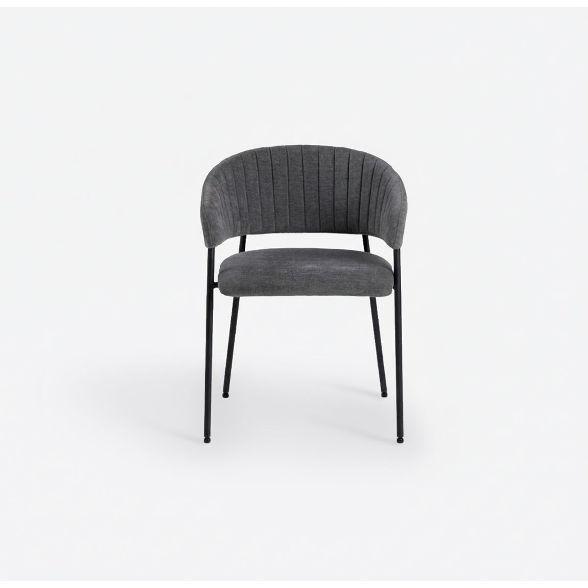 MILK - Silla Comedor Ann II Gris Oscuro