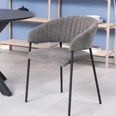 MILK - Silla Comedor Ann II Gris Oscuro