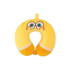 GENERICO - Almohada de Viaje Bob Esponja  30x30 cm Cojin Cuello