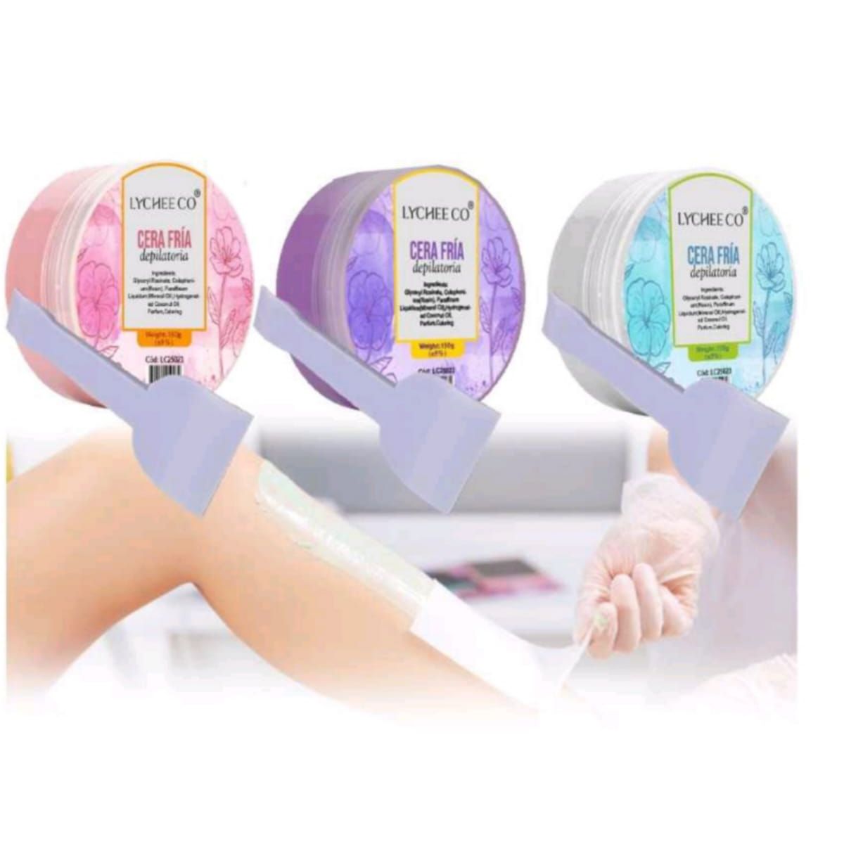 GENERICO - Cera Depilatoria Profesional En Frio Con Aplicador 1 unidad 150g