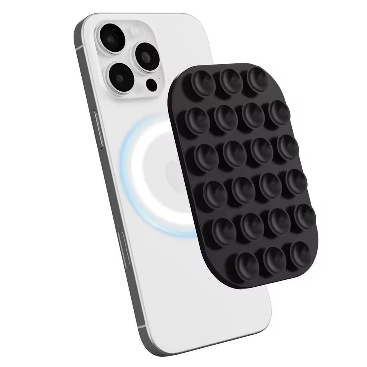 GENERICO - Soporte Con Ventosa De Silicona Con Magsafe-Negro