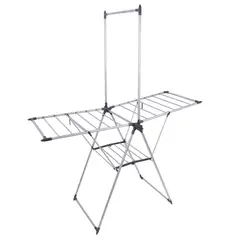 GENERICO - Tendedero de ropa plegable 156x61.5x100cm acero casa viva