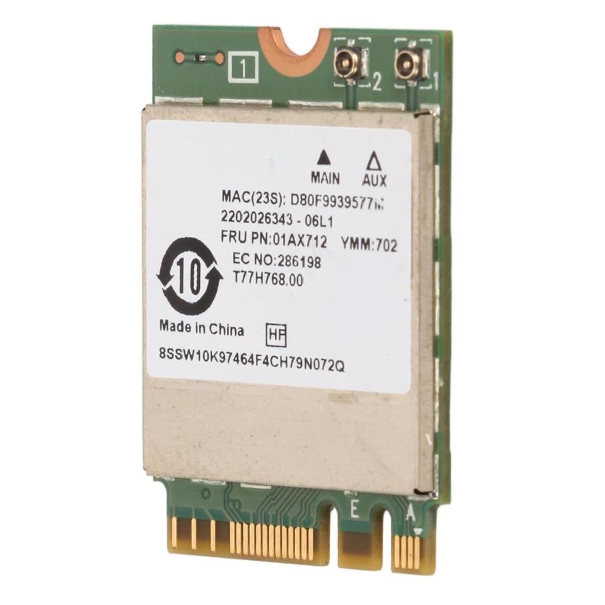 LENOVO - Lenovo 730 Wireless WIFI - Bluetooth Card - Verde
