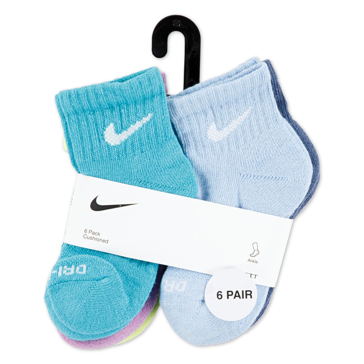 NIKE - CALCETINES NIKE KIDS QUARTER 6PK 57
