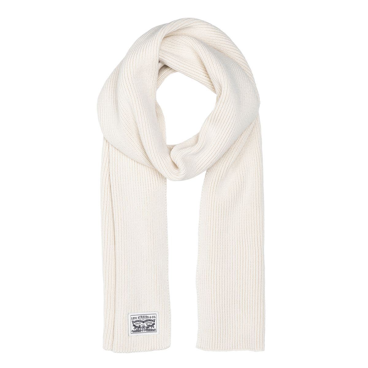 LEVIS - Bufanda Mujer Holiday Scarf Ov Blanco Levis