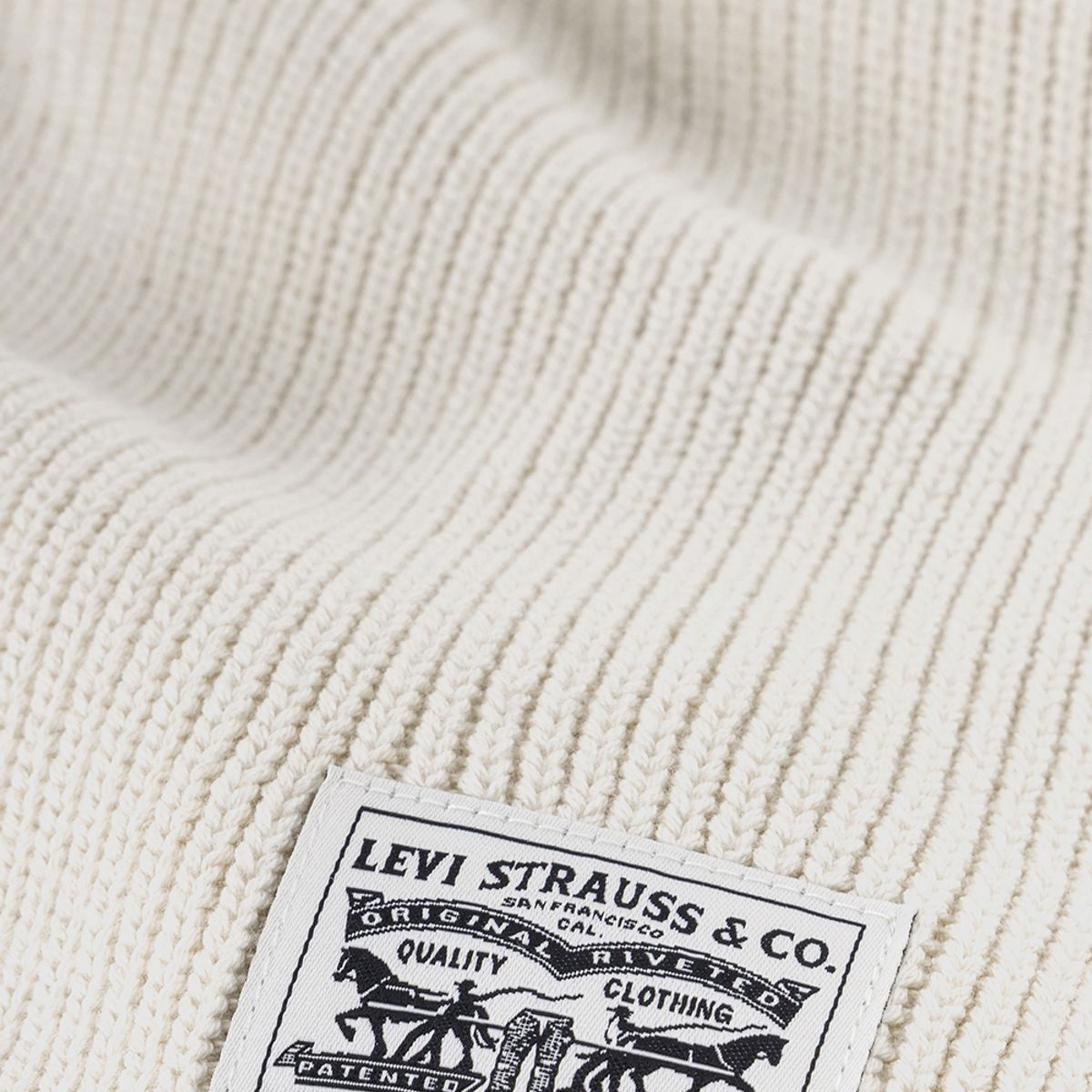 LEVIS - Bufanda Mujer Holiday Scarf Ov Blanco Levis