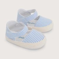 Alpargata bebé celeste de niña