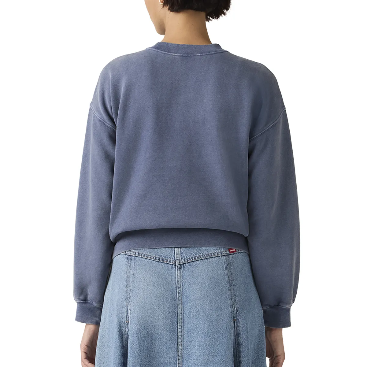 LEVIS - Polerón Mujer Vintage Boxy Azul Levis