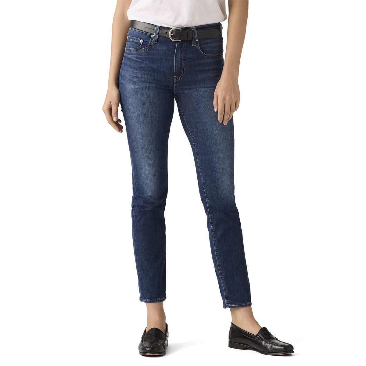 LEVIS - Jeans Mujer 724 High Rise Straight Azul Levis