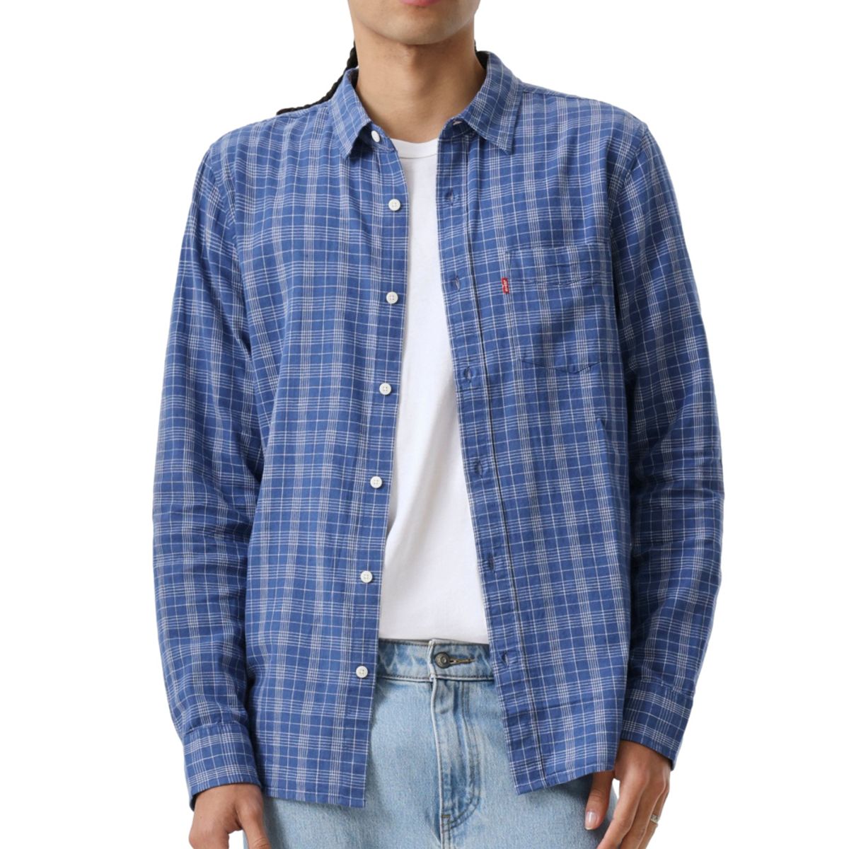LEVIS - Camisa Hombre Classic 1 Pkt Standard Azul Levis