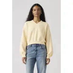 LEVIS - Polerón Mujer Vintage Vneck Beige