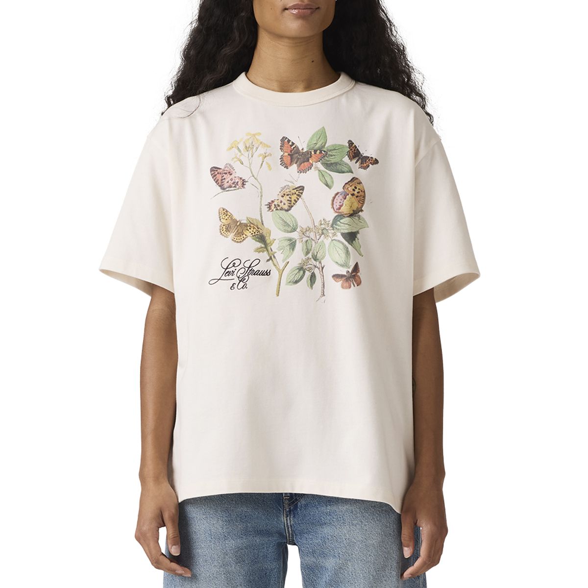 LEVIS - Polera Mujer Tabor Tee Beige Levis