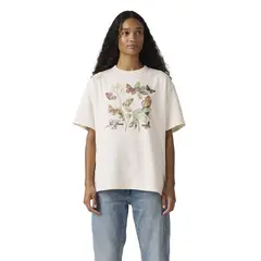 LEVIS - Polera Mujer Tabor Tee Beige
