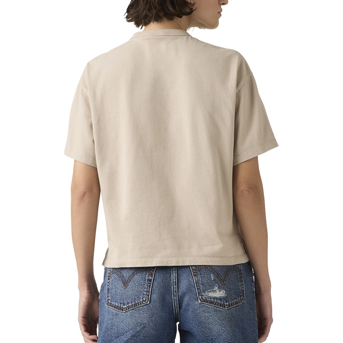 LEVIS - Polera Mujer Vintage Ss Tee Gris Levis