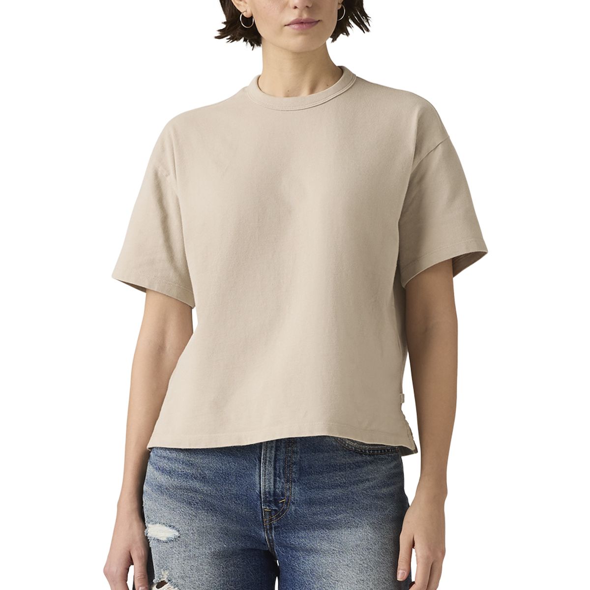 LEVIS - Polera Mujer Vintage Ss Tee Gris Levis
