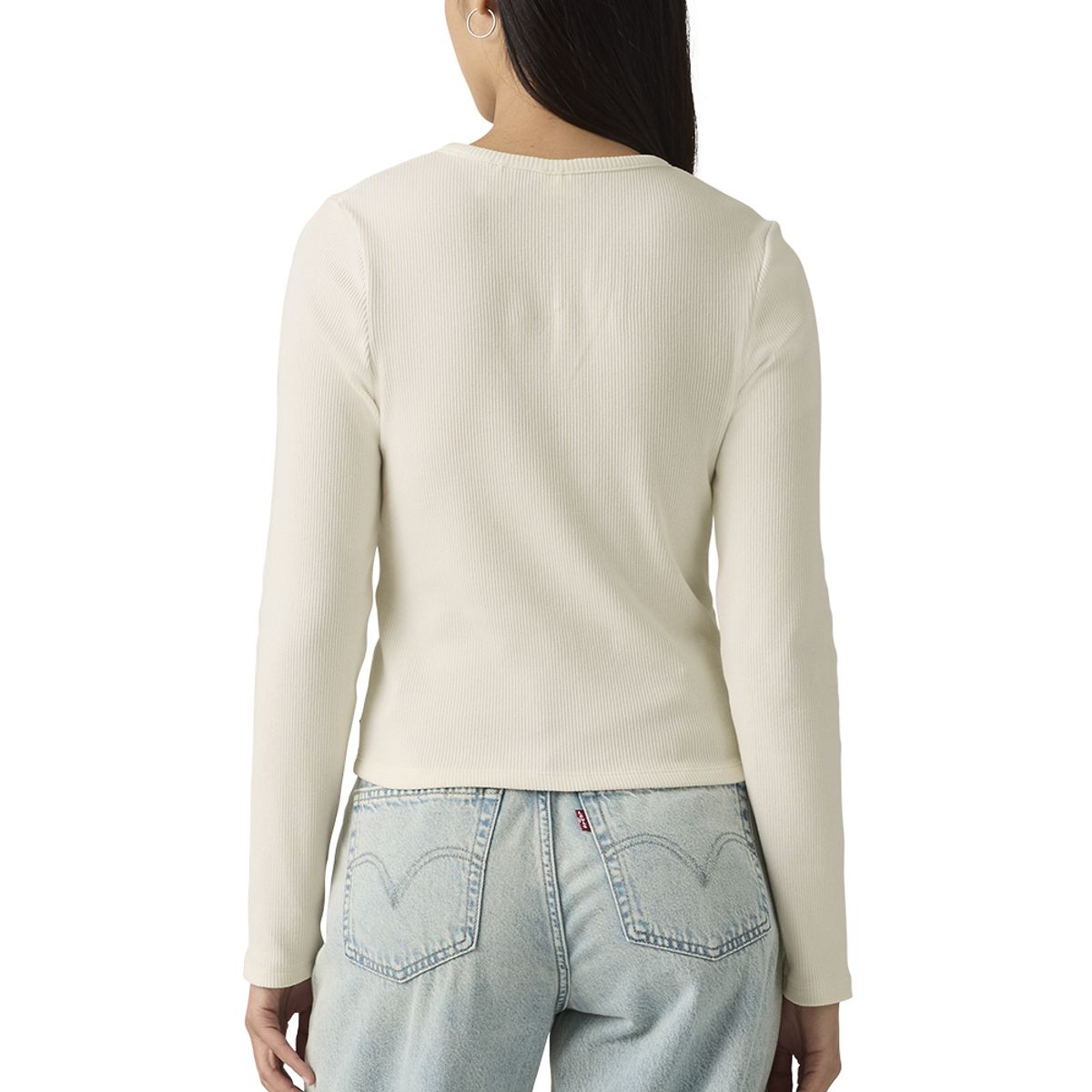 LEVIS - Polera Mujer Rory Button Up Beige Levis
