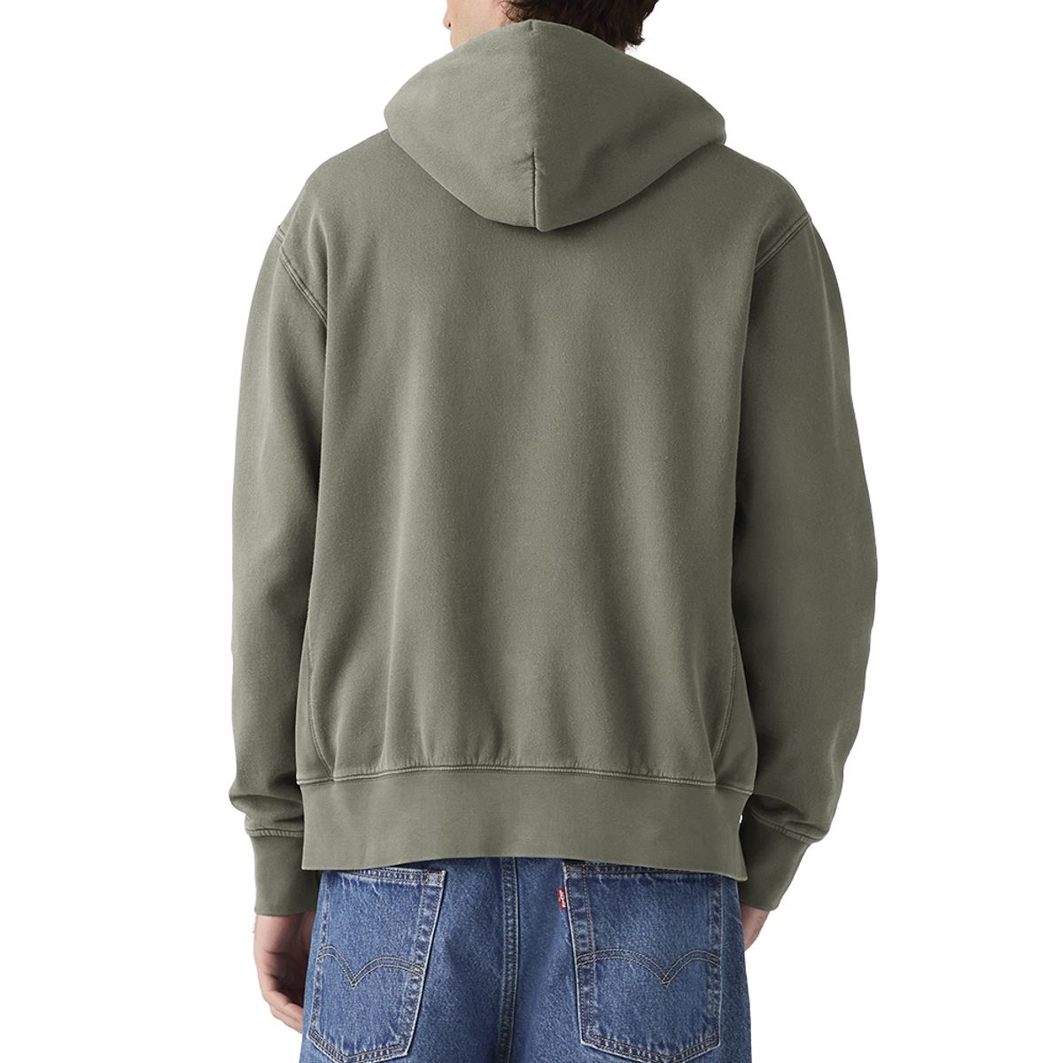 LEVIS - Polerón Hombre Authentic Full Zip Verde Levis