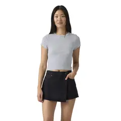 LEVIS - Polera Mujer Hayes Cropped Tee Blanco