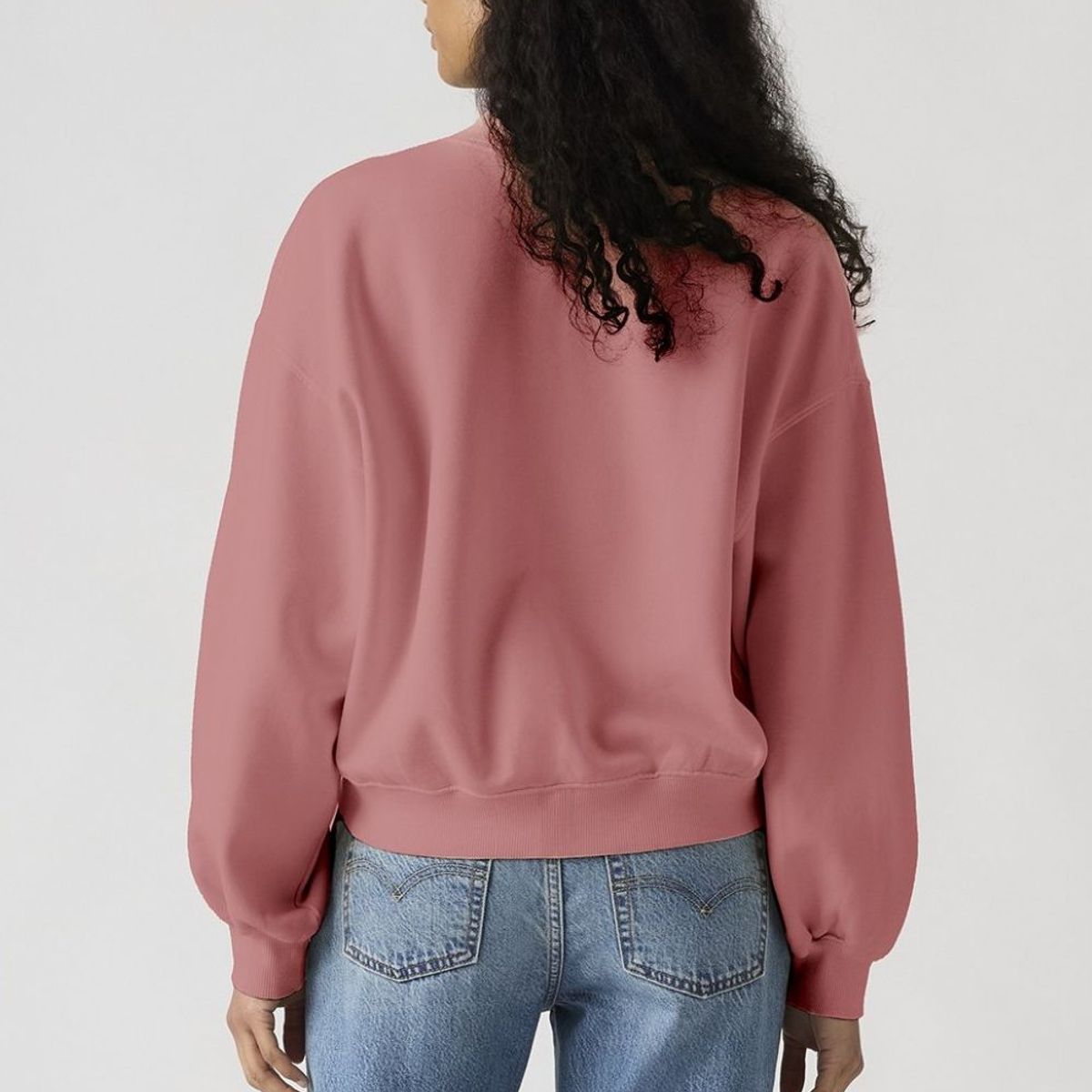 LEVIS - Polerón Mujer Vintage Vneck Rosado Levis