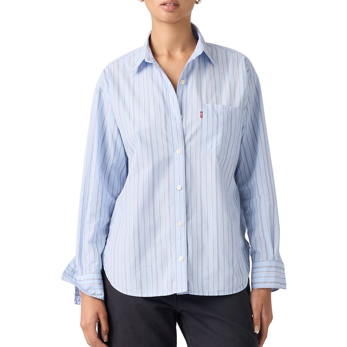 LEVIS - Blusa Mujer Harlie Boyfriend Shirt Celeste Levis