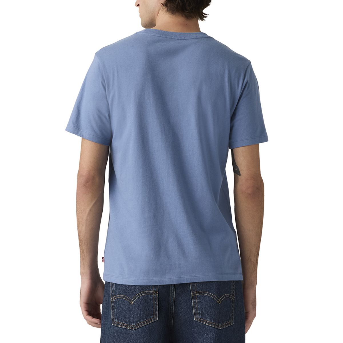LEVIS - Polera Hombre Graphic Crewneck Tee Azul Levis